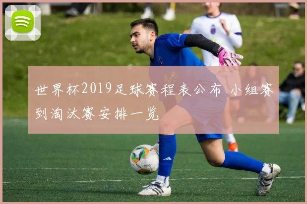 世界杯2019足球赛程表公布 小组赛到淘汰赛安排一览